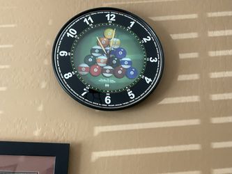 Billiards Wall Clock