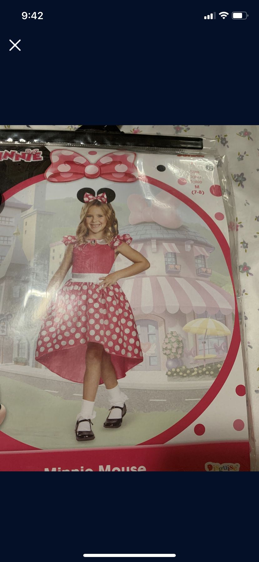 Minnie costume. Size 7-8