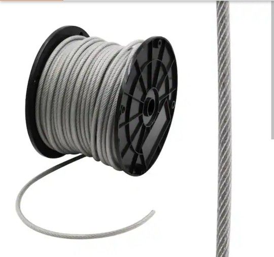 Everbilt
3/16 in. x 250 ft. Galvanized Vinyl Coated Steel Wire Rope