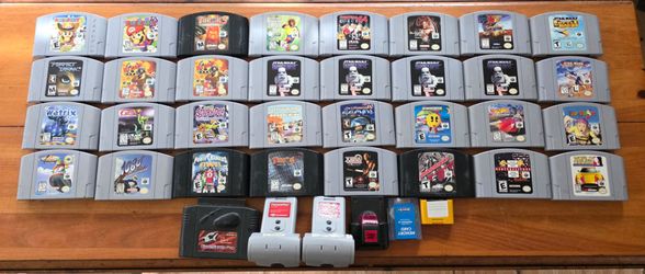 Nintendo 64 N64 Video Games Mario Party, Star Wars etc.