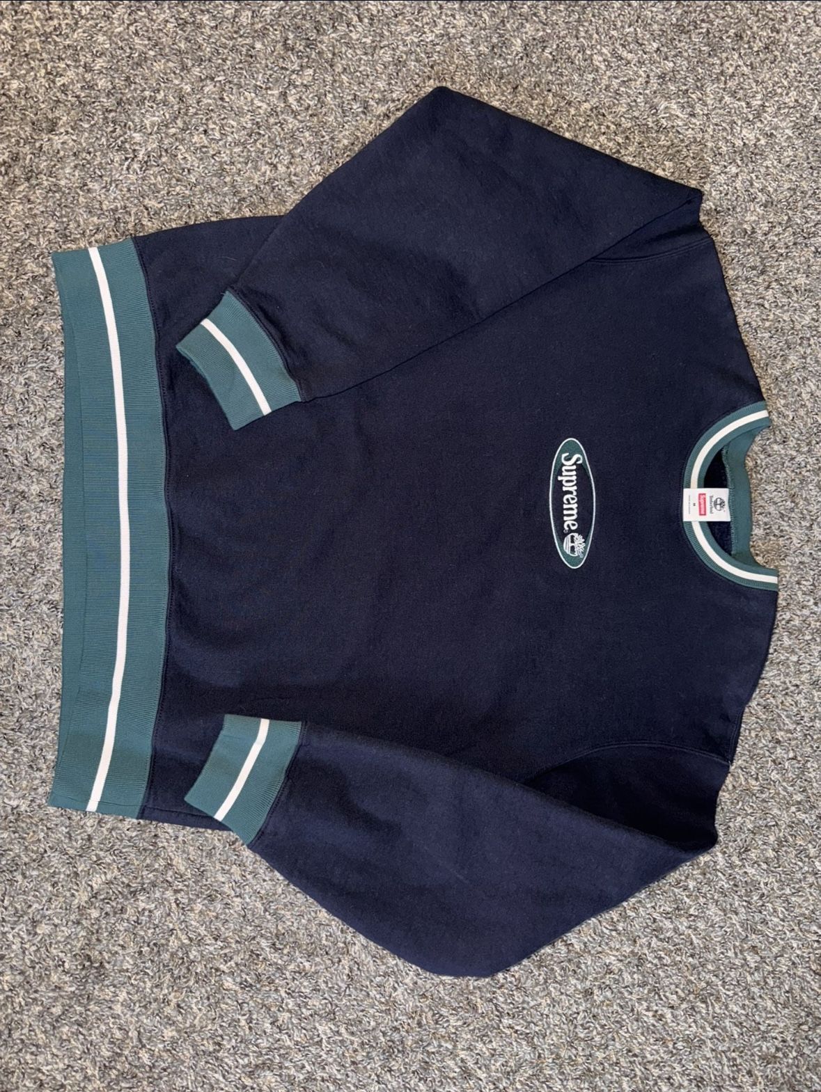 Supreme x Timberland Box Logo Crew Neck 