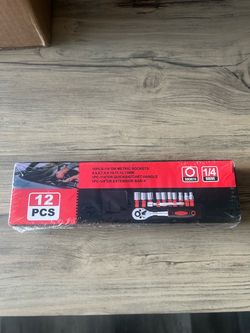 12-Piece 1/4" Drive Metric Socket Set