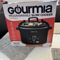 🥘 Gourmia Programmable Slow Cooker 4.5 Qt — Perfect for Potlucks!