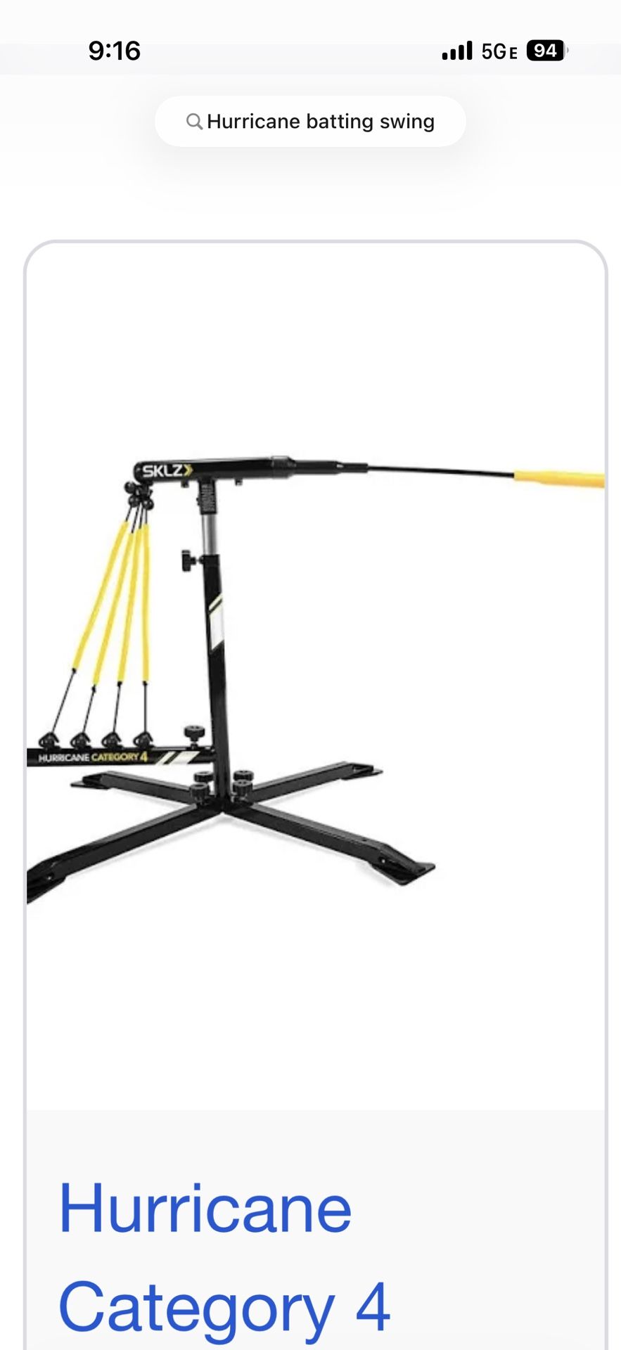 Hurricane Batting Swing Trainer 4