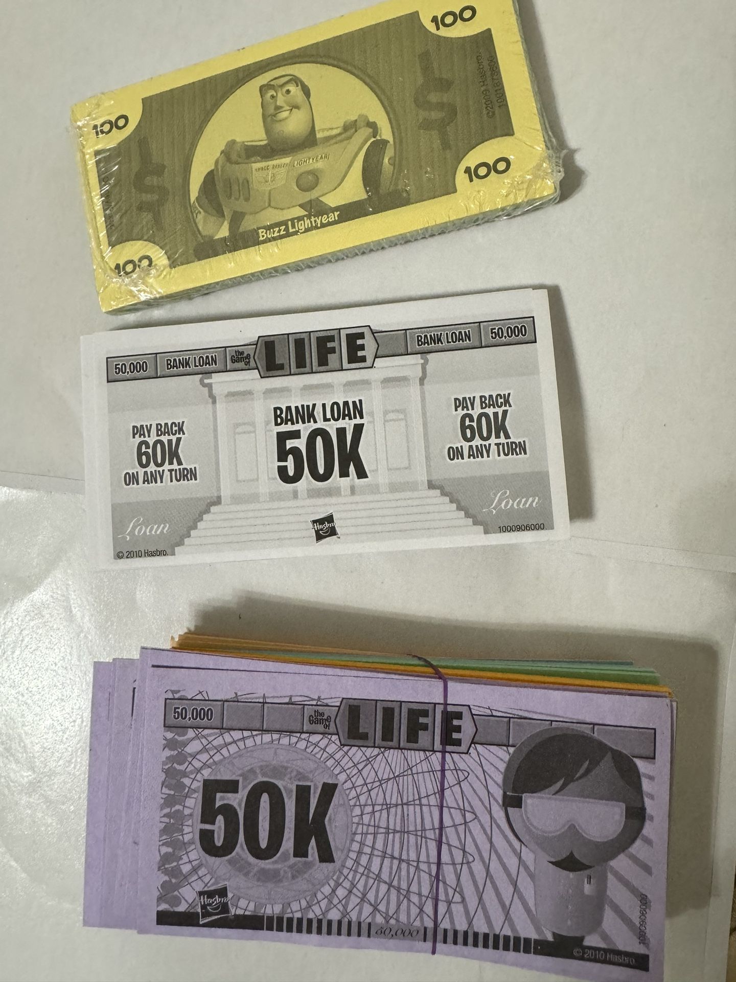 Different Monopoly Paper Money Board Game Replacements As Pictured