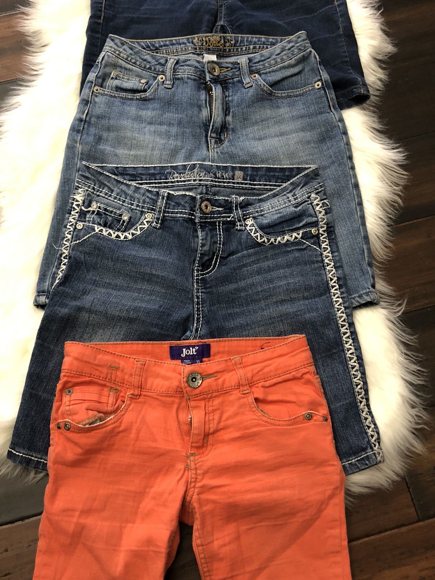 Justice Shorts For Girls Size 10-12