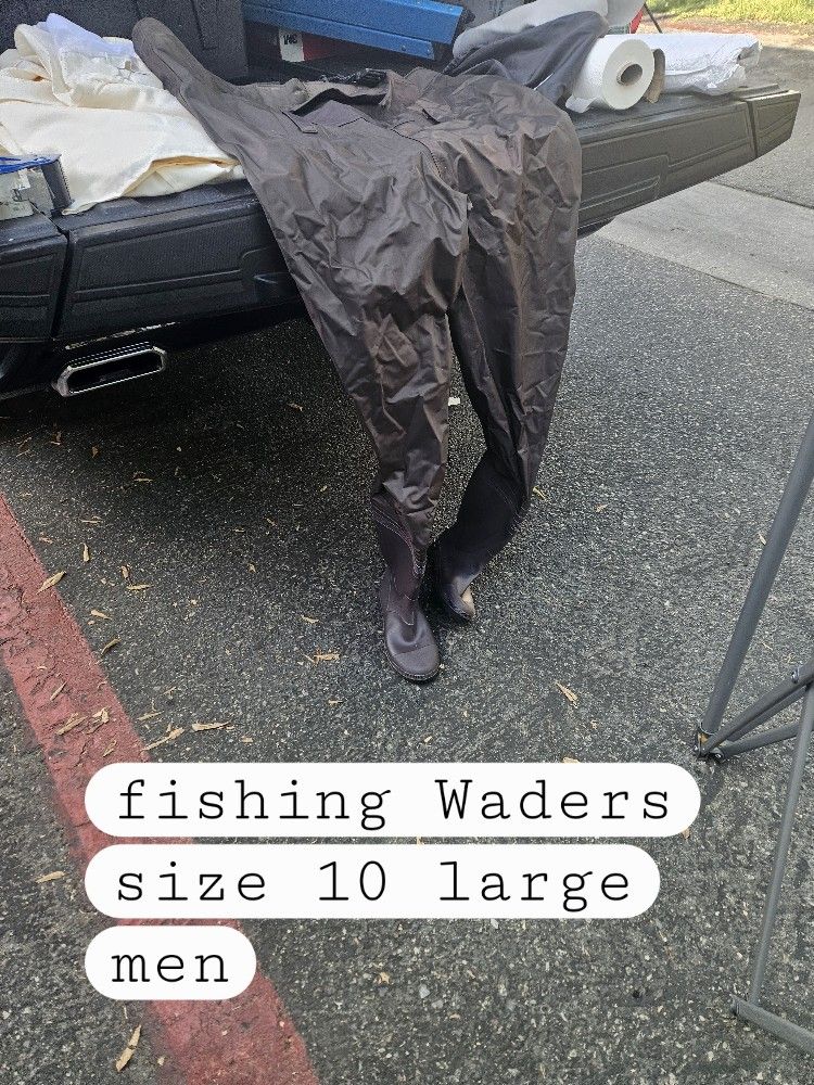 Men Fishing Waders Size 10 Large New