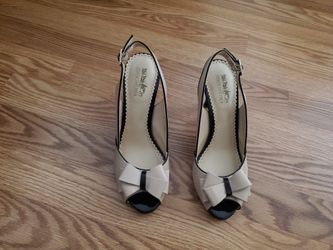 Coach High Heels Size 7 And A Half Worn 1 Time 