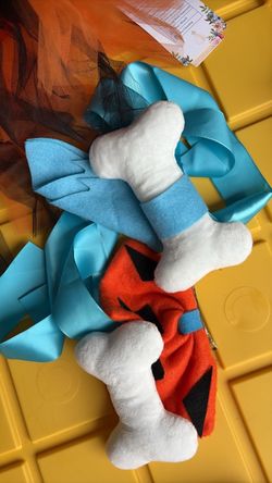 Caveman Baby Girl Toddler Tutu Dress Costume Flinstones Bam Bam Pebbles 12-18 Months