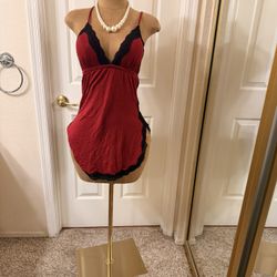 Red/black Night Dress
