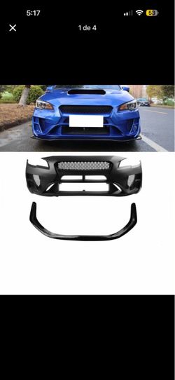 Fits 15-21 Subaru WRX STI Front Bumper Cover Varis Style Cover Conversion w/ Lip  PREMIUM QUALITY!!!                                                  