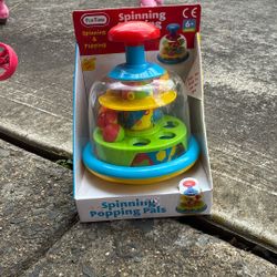 Funtime Spinning popping pals baby Push Toy