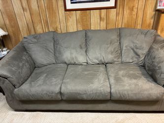 Grey sleeper sofa