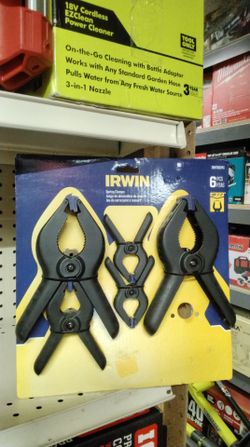 IRWIN 6 PCS SPRING CLAMP