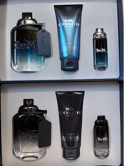 Coach Black / Blue Perfume Sets