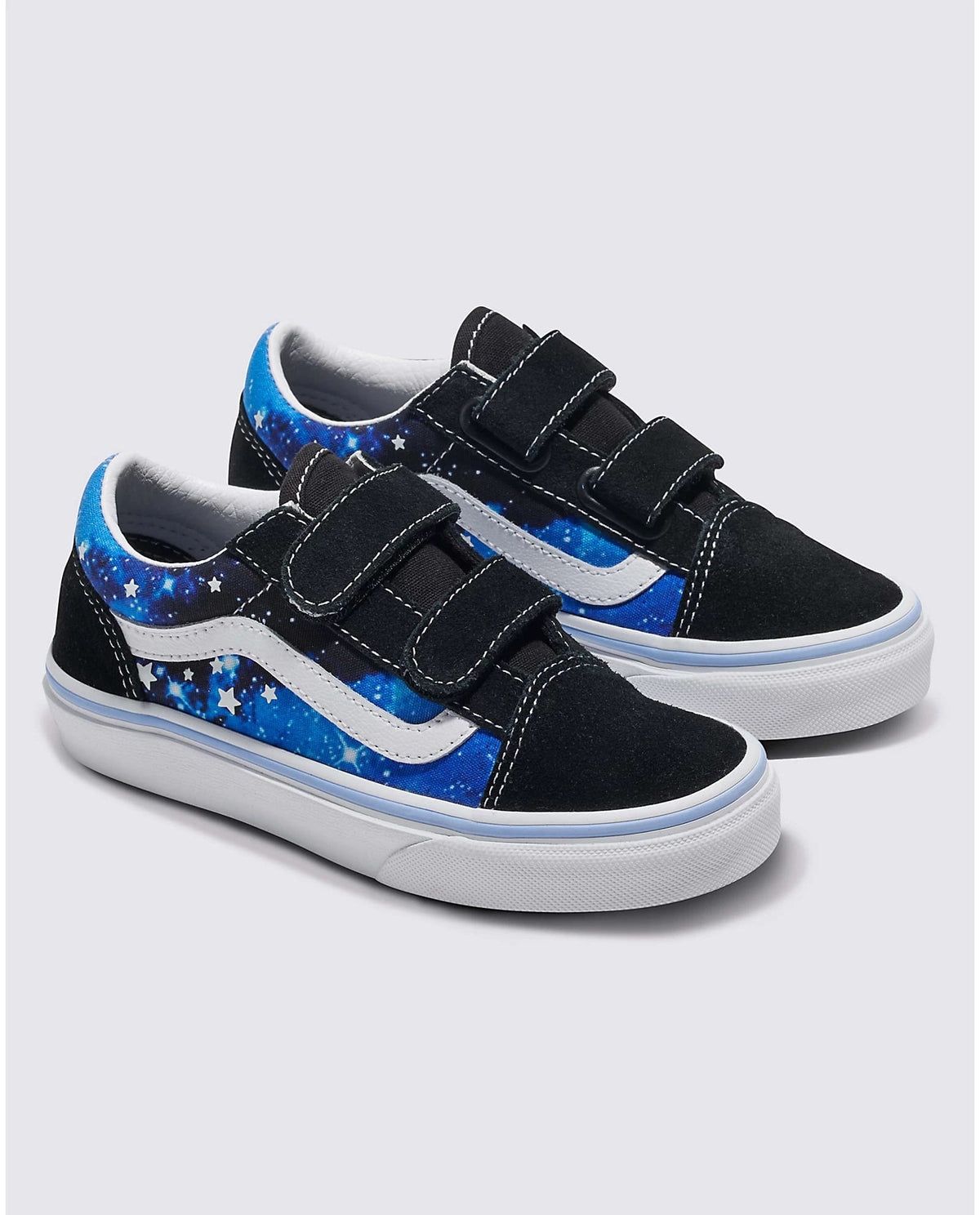 Vans OldSkool V Glow Galaxy Black/Blue Size 3