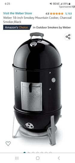 Weber Grill 18.5 Inch Smoker BRAND NEW IN THE Box