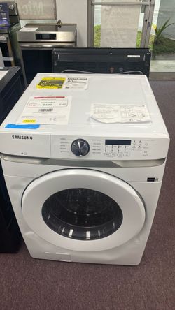 Samsung High Efficiency Stackable Large Front-Load  Washer in Ivory (white) Energy Star