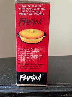 Parini Ceramic Oval Bakeware with Lid
