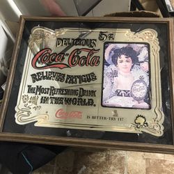 Vintage Coca-Cola Mirror 