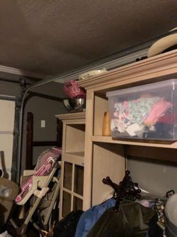 Solid wood entertainment center 3 piece