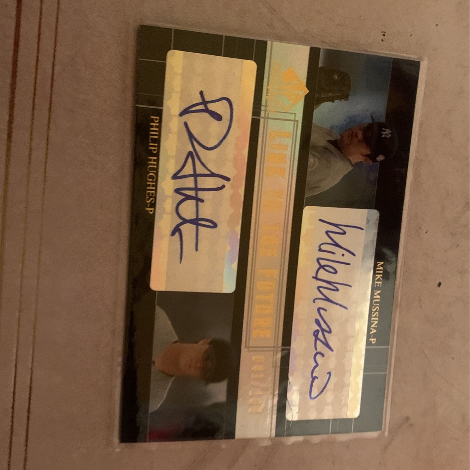 Sp Prospects Link To The Future Mike Mussina And Phillip Hughes 41/100