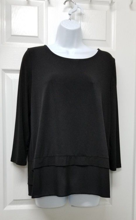Black Long Sleeve Top M