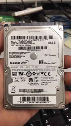 Hard disk drive 750gb