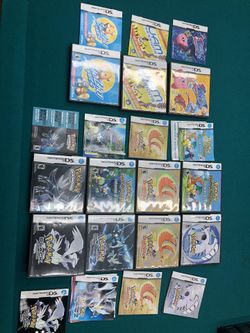 Nintendo Ds Pokemon Cases With Manual No Game (give Me Your Best Offer)
