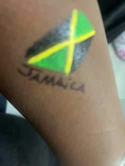 Flag Temporary Tattoo 
