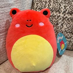 Squishmallows Obu the Red Frog 7” Plush