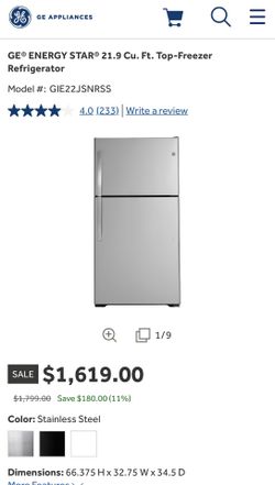 Top Freezer Refrigerator 