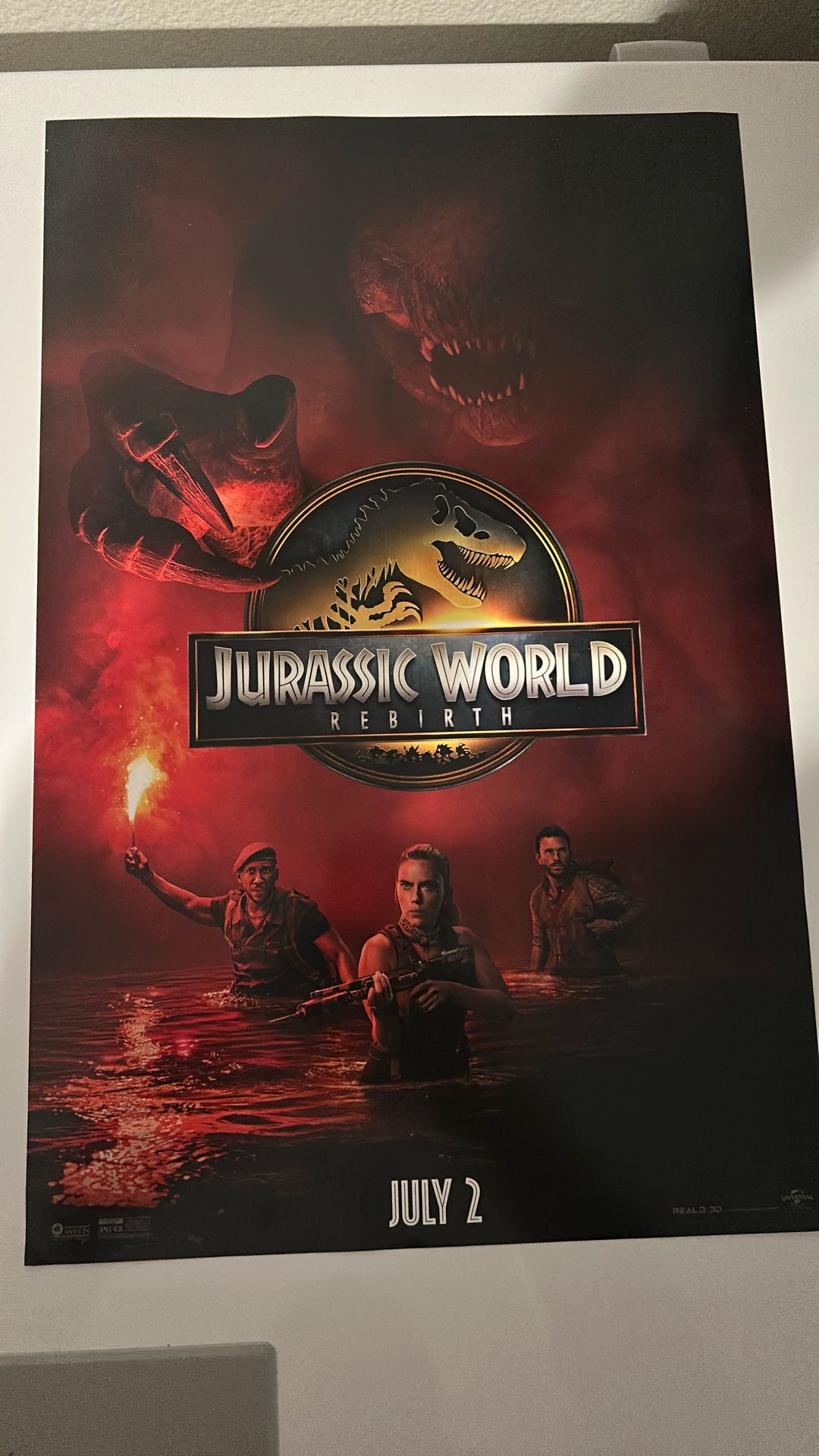Jurassic World Rebirth Poster
