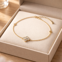 Anklet/ Tobillera Gold Plated/ Oro Laminado High Quality/Alta Calidad