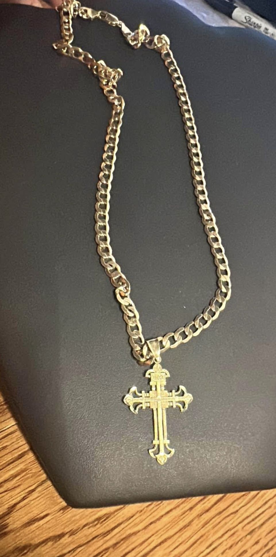 14k Chain And Pendant