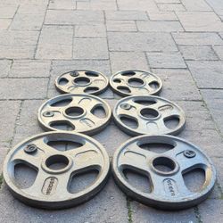 Weight Olympic Grip Plates #35lbs 