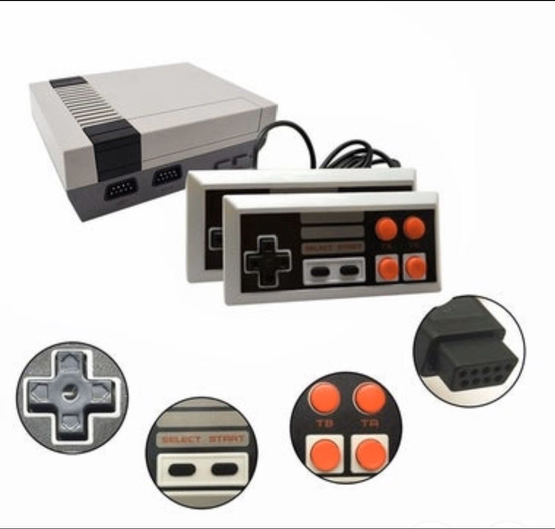 Must Have for All Ages Nintendo Nes console over 600+ Games. .