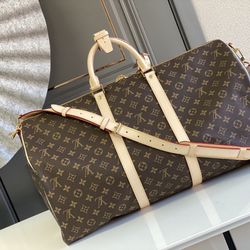 Keepall 55 Travel Bag (with shoulder strap)