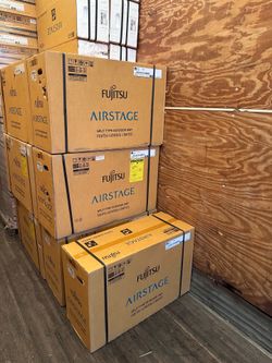 Fujitsu Airstage 12,000 BTU (1 Ton) Mini Split AC/Heat Pump – Indoor & Outdoor Units HVAC Brand New