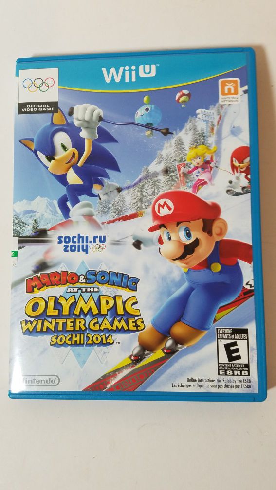 Nintendo Wii U Mario and Sonic at the Olympic Winter Games Sochi 2014