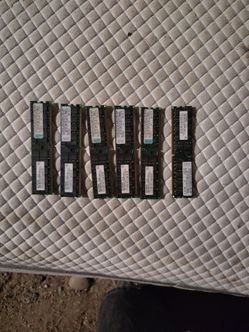 Lot of 6 Elpida 2GB 2Rx4 PC2-5300P Server RAM EBE21AD4AGFB-6E-E (12GB Total)