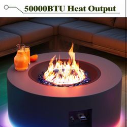 Outdoor propane fireplace brand new open box