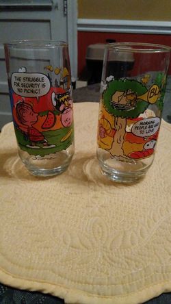 Camp Snoopy collection glasses (McDonald's)