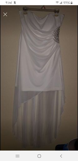 White formal dress