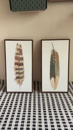 Pair of wall art