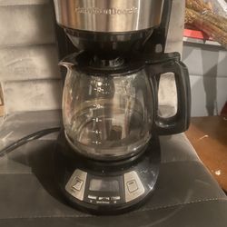 Slightly Used Glass Coffee  Machine 