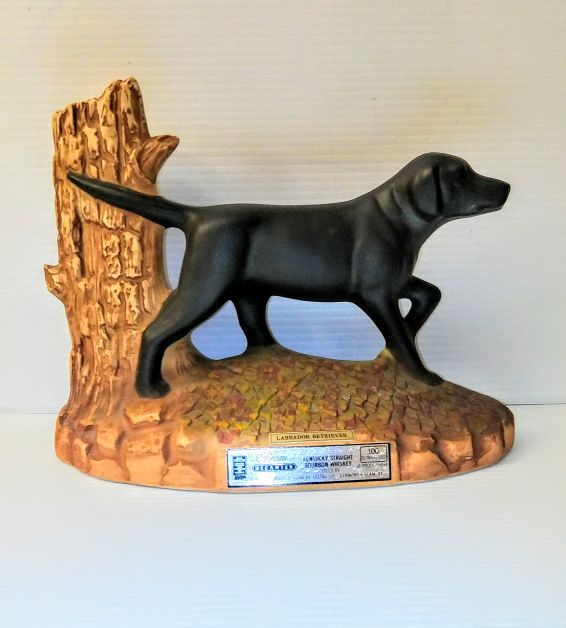 Jim Beam Black Lab Decanter