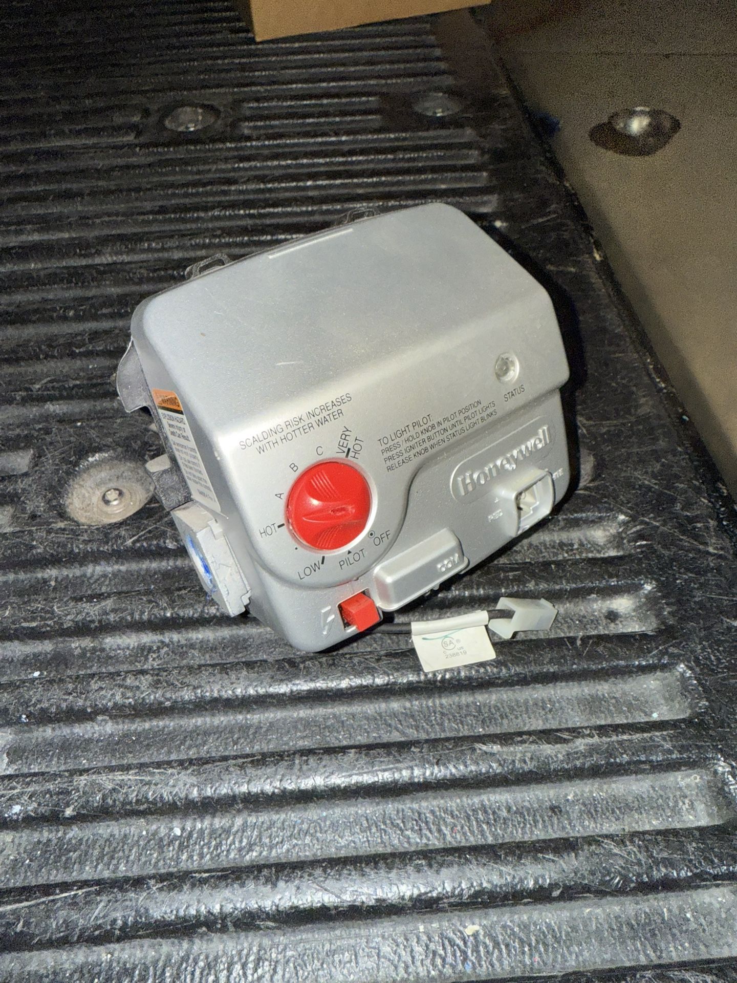 Honeywell Water Heater Gas Valve