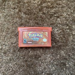 Gameboy Advance GBA Pokemon Fire Red