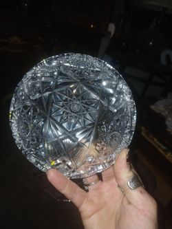 1876 Crystal low bowl